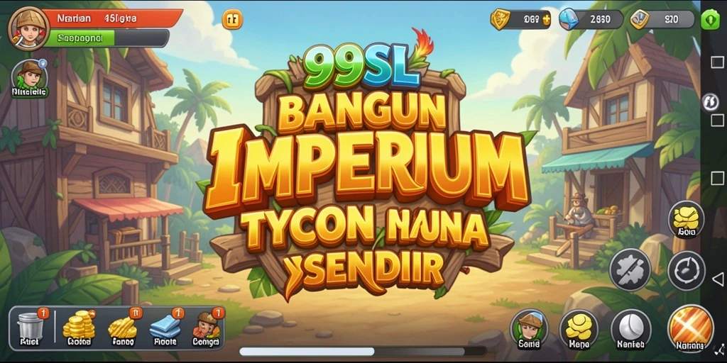 Tampilan gameplay 99SL menunjukkan strategi bisnis yang seru.