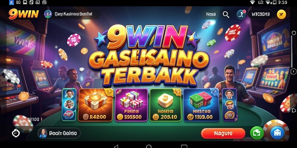 Screenshot gameplay 9WIN menampilkan momen mendebarkan dalam game Kasino.