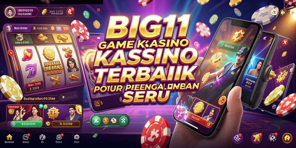 Tampilan seru dari gameplay Kasino di BIG11.