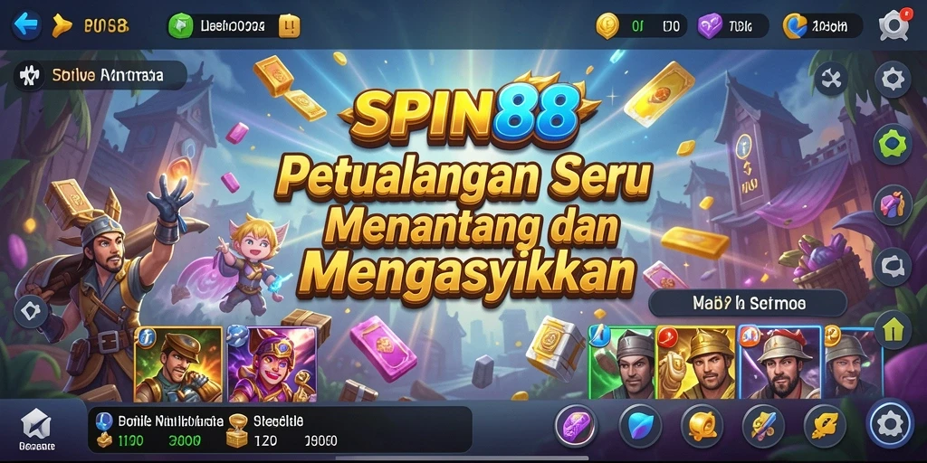 Gameplay SPIN88 yang mendebarkan dan penuh aksi petualangan.