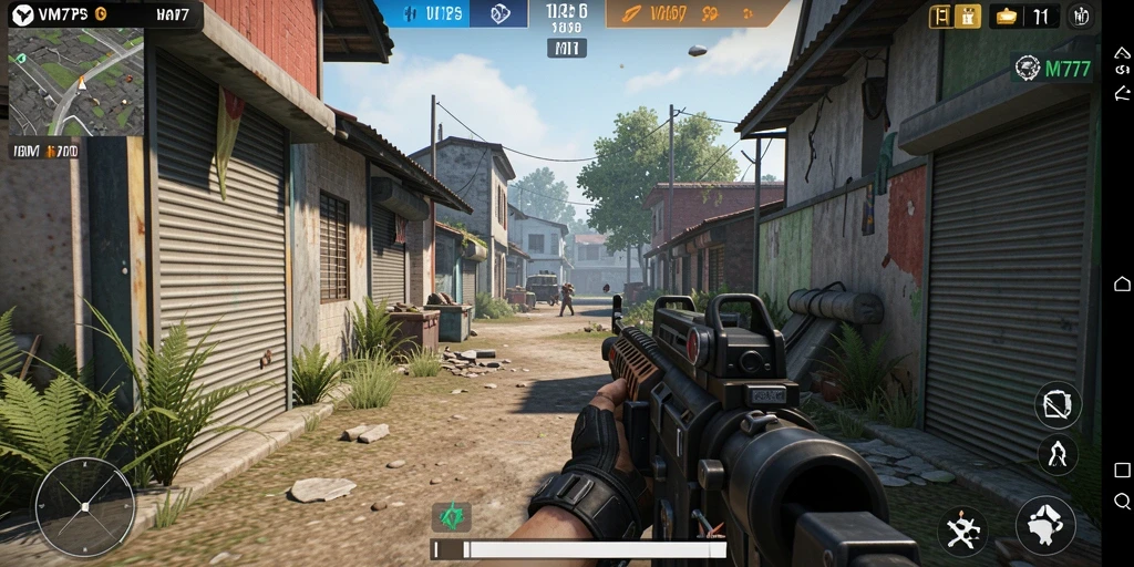 Tangkapan layar menunjukkan aksi intens dalam gameplay TPS.