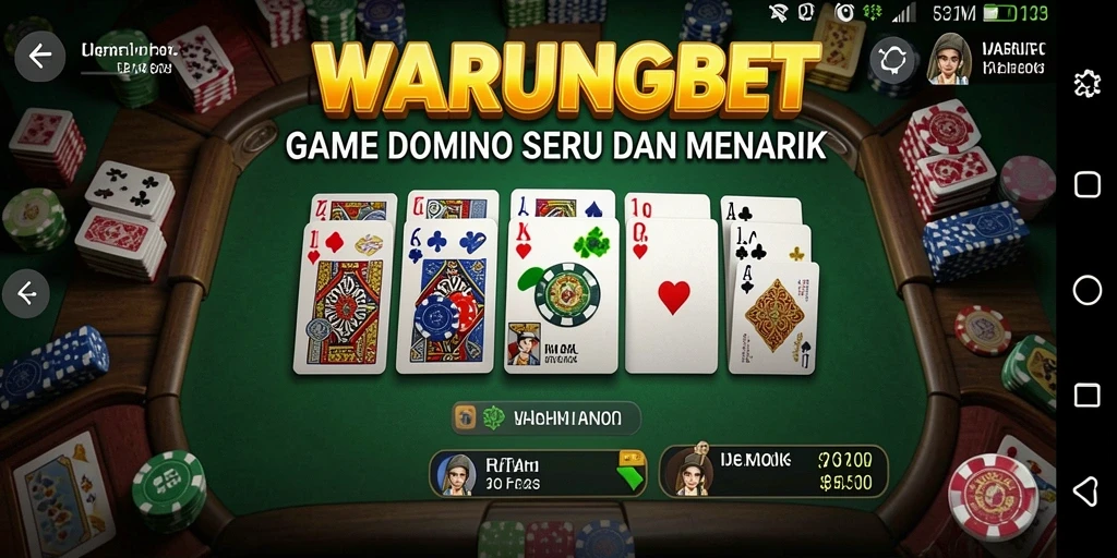 Tampilan gameplay seru dan interaktif di WARUNGBET.