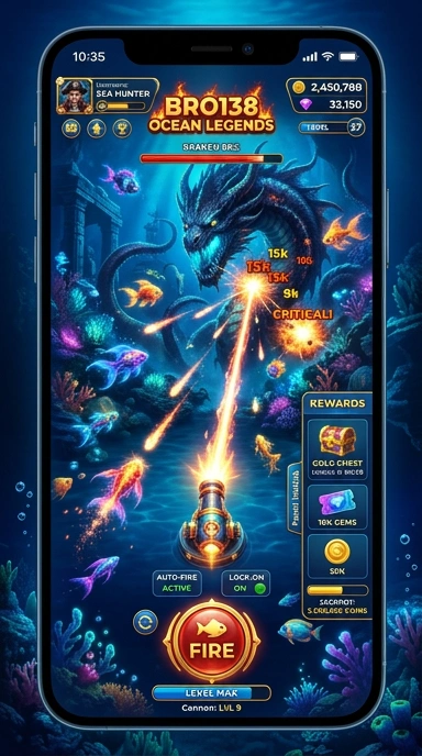 Screenshot aplikasi menunjukkan kemudahan navigasi di bro138.